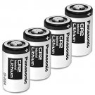 Panasonic CR123A 3V Photo Lithium Industrial - Black / Silver (4 Batteries)