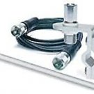 RoadPro 4' Mirror Mount Fiberglass CB Antenna Kit White RP-84W