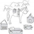 7291 Saddle And Hay Bags Equestrian Sewing Pattern (Pattern Only)