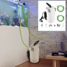 Aquariums External Canister Filter 105GPH 3-Stage with Pump Mute Filters Bucket
