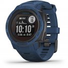 Garmin Instinct Solar Rugged Outdoor Watch with GPS - Tidal Blue