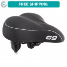 Unisex Bicycle Comfort Seat Cruiser Anatomic Relief Springs Black