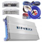 Hifonics BG-1000.4 4 Channel Super Class A/B 1000 Watt Car Amp + 4 Ch Amp Kit