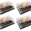 2 Pair 3 Way Crossover 4 Ohm 300 Watts Passive Mid High Car Audio Audiopipe