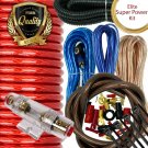 New 4 Gauge 2000W Car Amplifier Installation Power Amp Wiring Kit Red