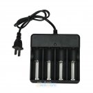 4 Slot Li-Ion Battery Universal Charger For 18650 16340 14500 Battery Usa Ship