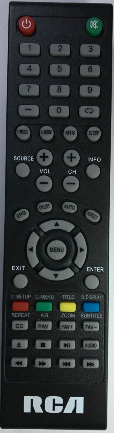 Rca Tv/Dvd Combo Remote Control Rca And Proscan Combos Pledv2213Ad Pledv2213A-D