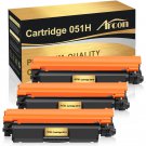 3PK CRG051H Toner Compatible for Canon 051H imageCLASS LBP162dw MF264dw MF269dw