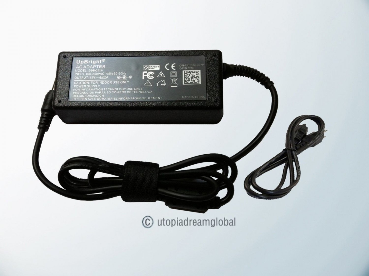 Ac Adapter For Cincon Electronics Tr70A32-11A02+Bar 170-309R Power Supply Cord