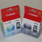 Genuine Canon PG-210 CL-211 ink MP270 MP490 MX320 MX330 MP280 MP495 MP499 PG210