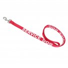 Service Dog Leash - 5Ft Red Reflective Nylon Service Dog Lead