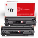 2X Toner Cartridge Crg-137 Toner For Canon Imageclass Mf210 220 230 Lbp151 D570
