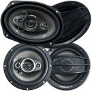 4X Elite 6X9" 700W Max + 6.5" 400W Max Coaxial Competion Car Speakers