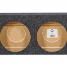 Dual 12" Subwoofer Sub Box Enclosure For 2004-06 GMC/Chevy Crew Cab Behind Seat