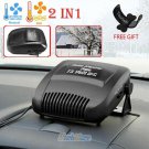 200W 2 In 1 Electric Heater For Car Truck Heating Cooling Fan Defroster Demister