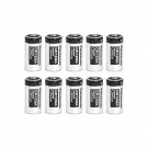 Panasonic CR123A 3V Industrial Lithium Batteries Silver/Black (10 Pack)+Tracking