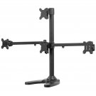 VIVO Steel Quad Monitor Mount Adjustable 3 + 1 Stand | 4 Screens up to 32"