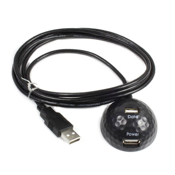 6 Ft Usb 2.0 Docking Extension Cable ( 2-Port Usb Hub ) W/ Data & Power Ports