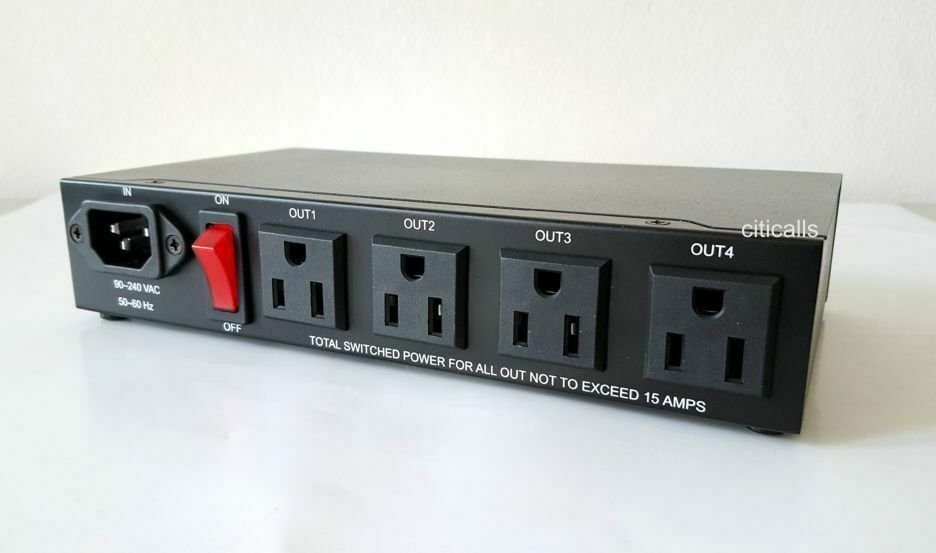 Ip9258T 4 Port Web Power Controller Switch Power On/Off Remote Reboot