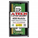 4Gb Ddr4 2666 Pc4-21300 Sodimm Synology D4Neso-2666-4G Equivalent Nas Memory Ram