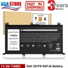 Battery For Dell Inspiron 15 7559 15 7567 Type 357F9 71Jf4 0Gfj6 11.4V 74Wh Cg