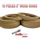 MDF Wood 8" Speaker Rings Spacer Great For Fiber Glass 10 Rings
