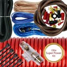 New 4 Gauge 2300W Car Amplifier Installation Power Amp Wiring Kit Red