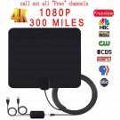 Viewtv 300 Mile Range Flat Hd Digital Indoor Amplified Tv Antenna With Amplifier