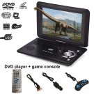 13.9" Portable Dvd Player Hd Cd Player 16:9 Lcd Widescreen Card Reader Player