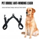 1X(Double Leash Coupler For Adjustable Heavy Duty Nylon Splitter