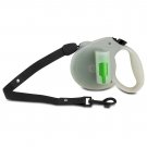 Paw Bio 16Ft Retractable Pet Dog 110Lb Leash W/ Green Pick-Up Bags Glow In Dark