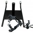 Power Speed Sled w/Harness Weighted Drag Sport Crossfit Running Football Fitness