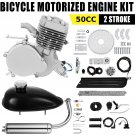 50Cc Bicycle Engine Full Kit Bike Motorized 2 Stroke Petrol Gas Motor Max 38Km/H