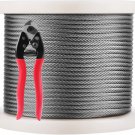 1000Ft T316 Stainless Steel Cable Wire Rope 1/8" 7X7 Strand Aircraft Railing Kit