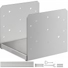 VEVOR Standoff Post Base Adjustable Post Base 8x8" Stainless Steel with Bolts