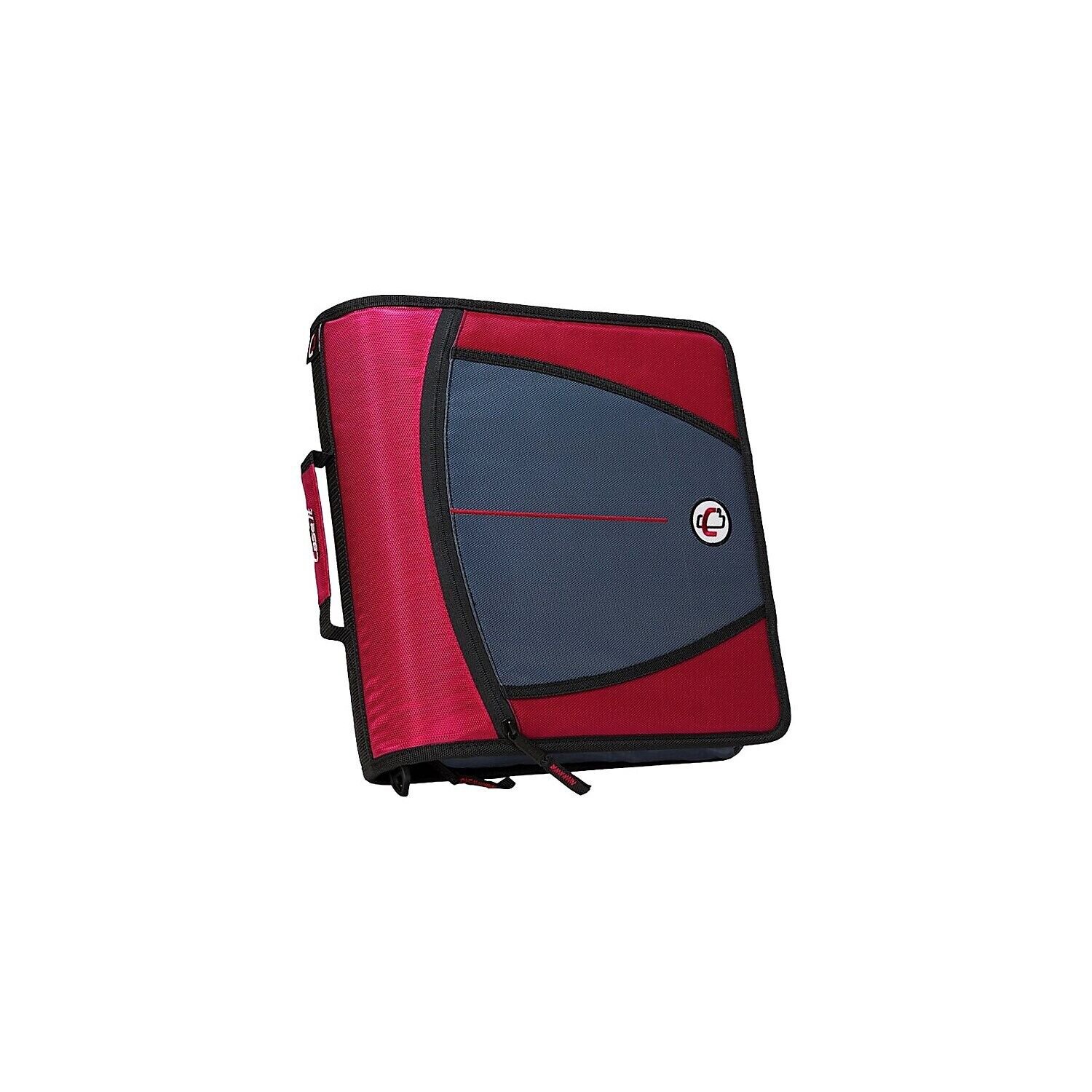 Case-It Mighty Zip Tab 3 3-Ring Zipper Binder D-146