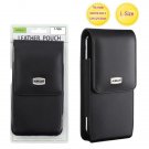 Iphone 13 / 13 Pro (6.1") - Vertical Leather Pouch Case Cover Belt Clip Holster