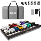 Guitar Pedal board with Built-in Power Supply, 19x1.9x12.5" 2.97LB Pedalboard