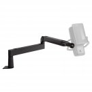 Premium Low Profile Microphone with Cable Management Channels, Desk Clamp