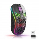 Wireless Gaming Mouse with Honeycomb Shell,USB Cordless 2.4GHz Ergonomic Wireless Mouse