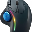 Trackball Mouse Wired, RGB Ergonomic Mouse with Comfort Design
