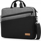 15 15.6 16 inch Laptop Computer PC Shoulder Bag Carrying Case, Water-Repellent Fabric Briefcase