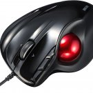 SANWA Wired Ergonomic Trackball Mouse, Computer Rollerball Mice, Laser Sensor