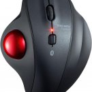 SANWA Bluetooth Ergonomic Trackball Mouse, Optical Vertical Rollerball Mice, Silent Buttons