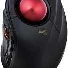 ELECOM DEFT PRO Trackball Mouse, Wired, Wireless, Bluetooth 3 Types Connection