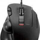 ELECOM EX-G Trackball Mouse, Wired, Thumb Control, Sculpted Ergonomic Design, 6-Button Function