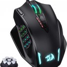 Redragon M908 Impact RGB LED MMO Gaming Mouse with 12 Side Buttons, Optical Wired Gamer Mouse
