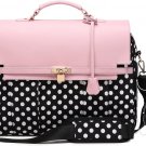 Women's Laptop Bag,15.6 Inch Computer Briefcase Lightweight Cute Girls Messenger Bag Shoulder