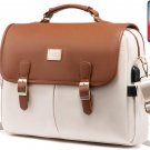 Laptop Bag for Women, 15.6 inch Large Capacity Computer Briefcase Case, Crossbody Messenger Bag