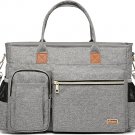 Laptop Tote Bag, Middle Size Computer Messenger Teacher Bag with 15.6'' Padded Laptop Sleeve